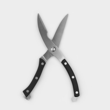 Scissors kitchen shares "Profi", 25 × 4 × 1.5 cm, black color-2