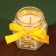 New Year's candle in the bank "New Year: Winter - Magic Time", Vanil aroma, 6.5 x 5.5 cm