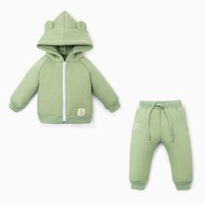 Costume: sweatshirt and pants crumbs, I am Basic Line, height 74-80 cm, green