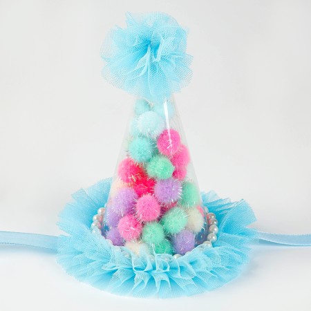Cap "festive", blue color-1