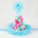 Cap "festive", blue color