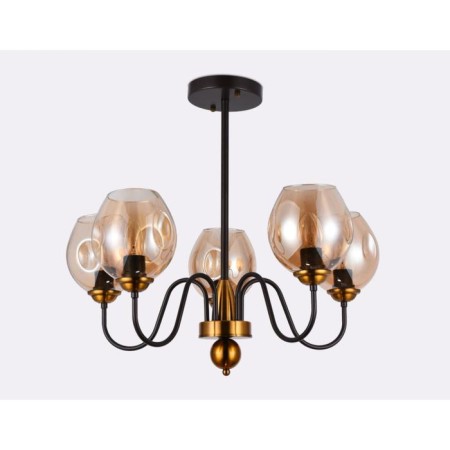 Ambrella Light Traditional, 5x40W E27, Coffee color, gold