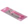 Delight rose clip-co-co-co-co -ine, medium, with a stop, pink