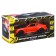 Metal Sport machine, inertia, doors, trunk, orange color open