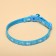 Koska's collar "Pussy", with a bell and suspension, 30 x 1 cm, polyester, blue