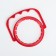 Handle for glass jars, d = 82 mm, red color