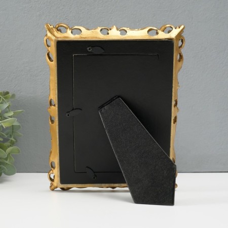Photo frame Polystone 10x15 cm "Aurelia" gold 22x17.5 cm-2