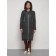 Coat insulated winter female, size 48, dark gray color