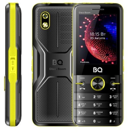 Cell phone BQ M-2842 DISCO Boom Black Yellow-2
