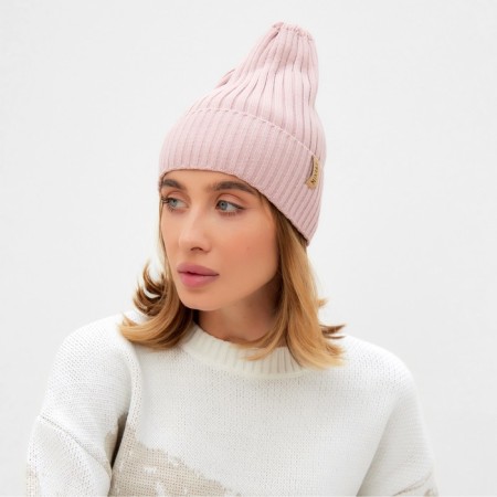 Women's hat Minaku "Truffel" Color Powder, size 56-58