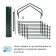 Rabbage for seedlings, 5 shelves, 190 × 65 × 40 cm, metal frame d = 16 mm, without a case, collapsible