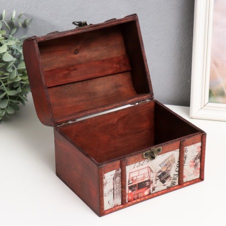 Casket wood chest "Paris" 15x20x15 cm-2