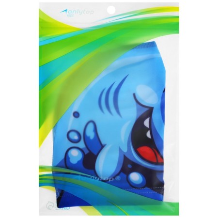 Hat of swimming children's Onlytop "Shark", fabric, girth 46-52 cm-9
