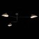 Ceiling Ceiling ST LUCE. SL305.402.03. SPRUZZO. 3x60 watts, E27, 110x110x65 cm, black color
