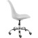 Computer chair Kolin Metal/Eco -leather/Plastic, Chrome/White 49x56x79 cm