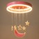 Lunar Light Chandelier LED 58W pink 50x50x60 cm Bayerlux