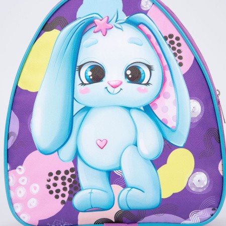 Baby backpack for the girl "Bunny", 23x20.5 cm, lightning department-2