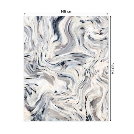 The tablecloth "Otherworldly World", rectangular, Saten, size 145x180 cm-1