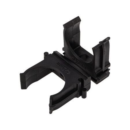 Clip for a pipe Ø 25 mm, black (100 pcs./Union) Rexant