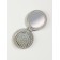 Comb massage Folding Circle marble d7/7.5*7*2.5cm plastic gray bag QF