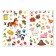 Stickers reusable set "Such different animals", 3 pcs., A4 format