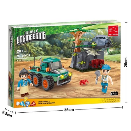 Designer Jungle "Cave under the debris", 287 details-2