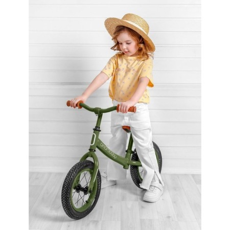 Two -wheeled jacket Amarobbaby Road Racer, green color-6