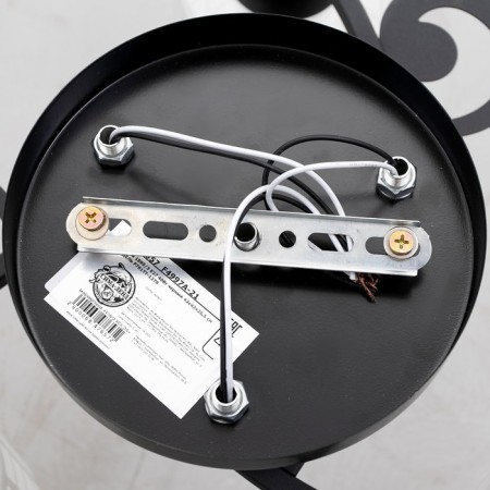 Chandelier 1695/3 E27 40W Black 43x43x2.5 cm Bayerlux-6
