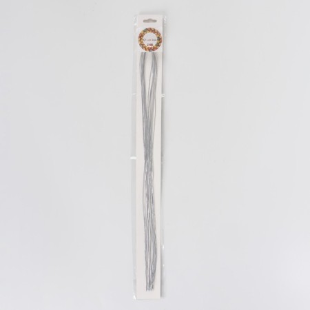 Hair threads, 90 cm, 6 pcs, silver color-3
