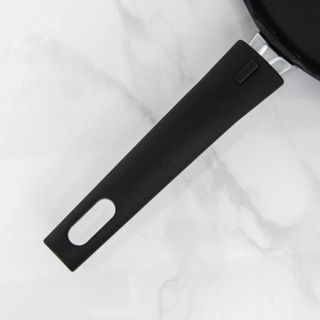 The pan -pancake “Tradition”, D = 24 cm, removable handle, anti -stick coating, black color-3
