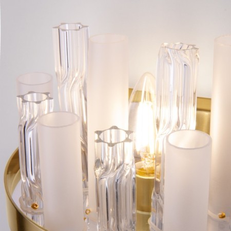 Wall lamp with Hollis decor, 60W, E14, 14,8x24.6x35 cm-1