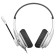 A4Tech HU-10 headphones, computer, microphone, 100 dB, 32 Ohm, USB, 2 m, white