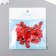 Decor for creativity tree "God's cow" set of 38 pcs 1.3x1.1 cm