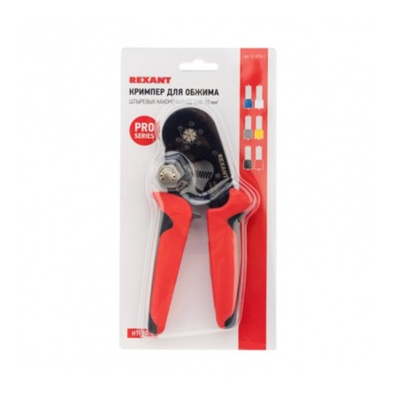 REXANT HT 10-6 Crimper, for squeezing pin tips, 0.08-10 mm², with an effort regulator-3