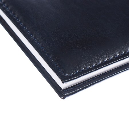 Purple Dated Pocket 2025, 155 x 95mm 64 sheets, Devente.Matrix, solid cover of leatherette with foam rubber, embossing, block 70, blue-2