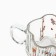 New Year. Glass mug "Gingerbread Man", 260 ml