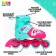 Roller skates sliding onlytop, p. 34-37, luminous wheels PU 64 mm