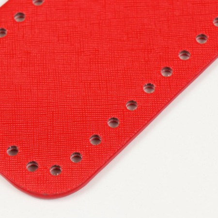 The basis for knitted products to the leatherette "rectangular" mix 8x18 cm