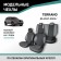 Auto-Chekhls for Nissan Terrano, from 05.2017-2022, black eco-leather/suede black rhombus