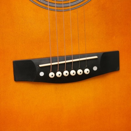 Acoustic guitar, Sanbert color, 104cm, with a neckline-4