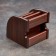 Organizer 3 sections, Series Zebrano with Kant Dark, 11*13cm