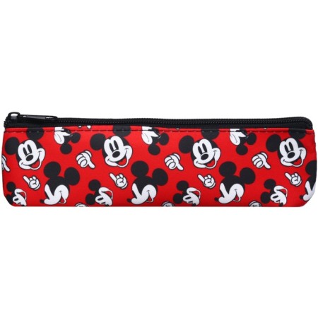 Penal soft, 1 compartment, 55x200 mm, with an elastic band, Mickey Mouse-3