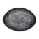 Serving napkin Regent Linea Desco, D = 38 cm, silver-black color