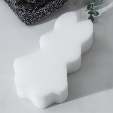 Bathing sparks "animals", 14 × 9 × 4 cm, super -furry foam, white color-5