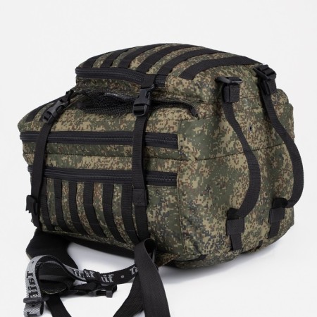 Tactical backpack, TAIF, 35 l, lightning department, 2 outer pockets, camouflage color/green-4