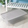 Storage container with Porter lid, 32 l, 64 × 41.5 × 17.5 cm, smoke-gray color