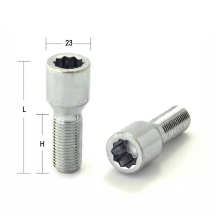 Bolt M12x1,25, 75.5/50, under a multi -party, special. internal, zinc