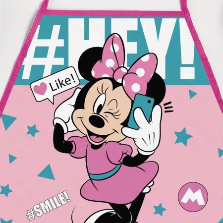 Apron with children "Smile", Minnie Mouse, 49x39 cm-7
