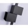 LED LED wall -mounted Ambrella Light, Linetech, FL5213, LED, 21 W, 1575LUM, 4200K, Black Black Sand Color