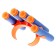Blaster "shotgun" shoots soft bullets, color mix